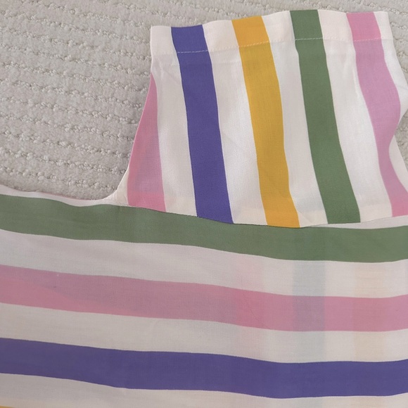FINAL PRICE A Cropped Top, Striped, in Candy Crush Hues, size XS/S - Picture 5 of 8